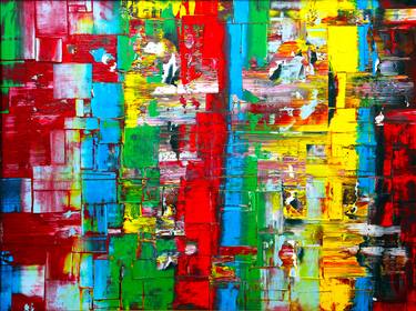 Original Abstract Paintings by Samuel Sotiega