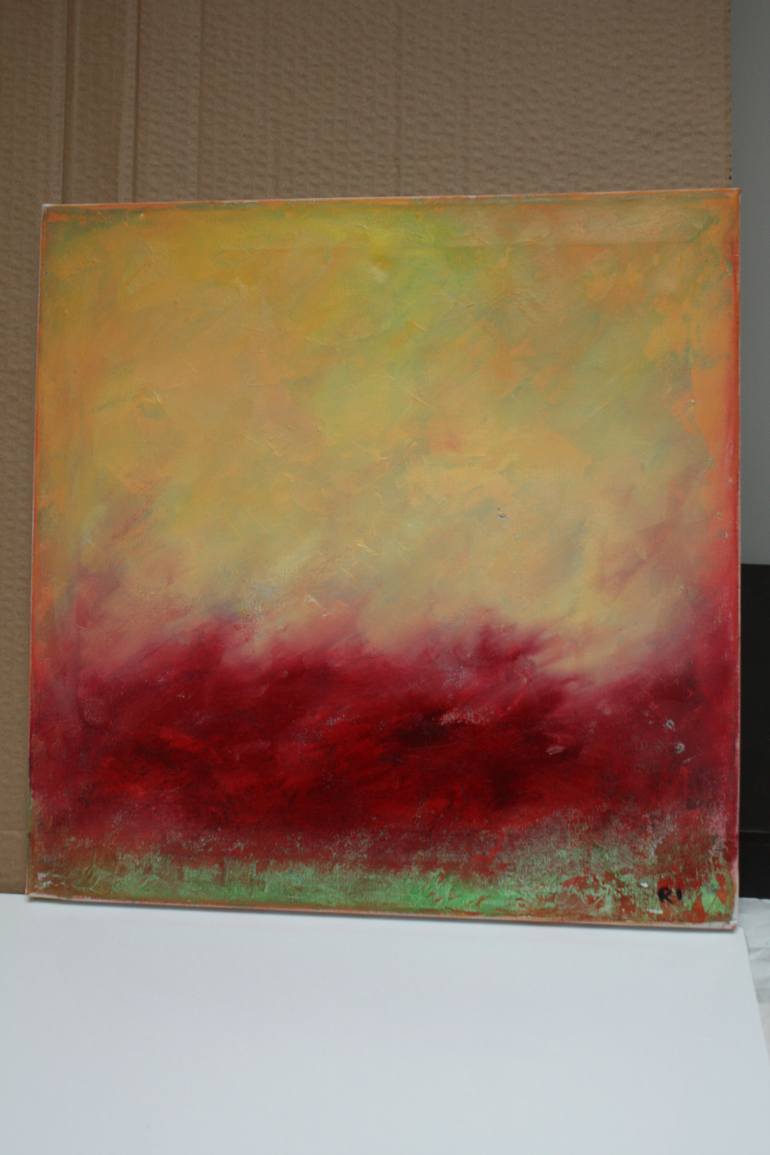 Original Abstract Expressionism Abstract Painting by Roger Iles