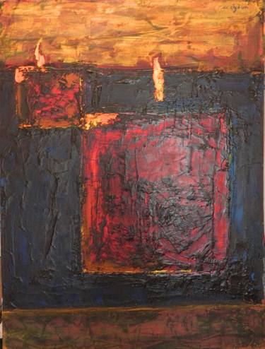 Original Abstract Expressionism Light Paintings by Murat Ozkan