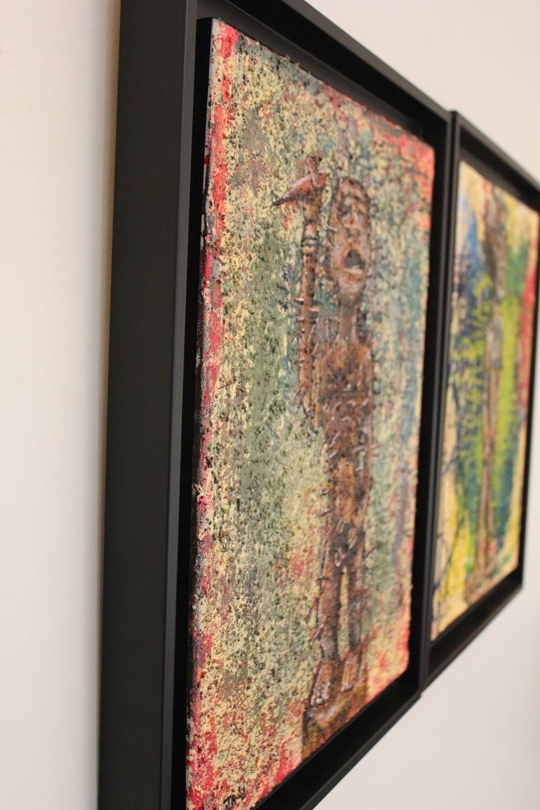 Original Abstract Still Life Painting by Jean Charles Ziai