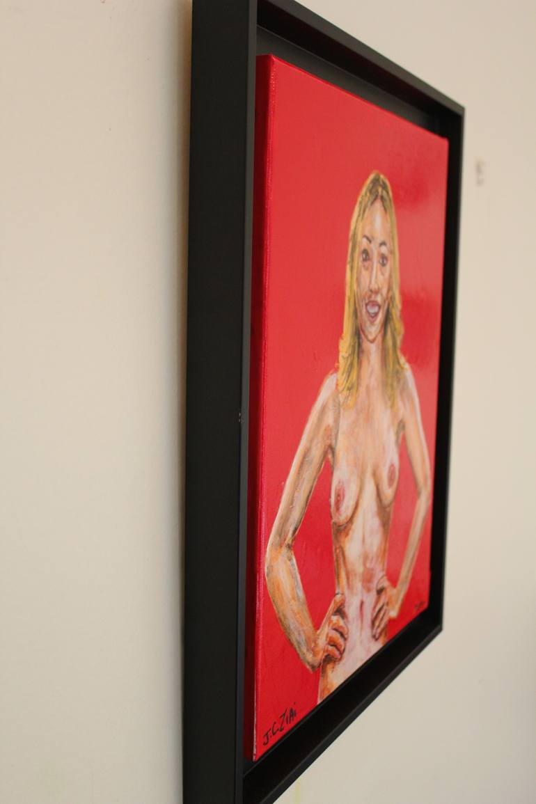 Original Figurative Nude Painting by Jean Charles Ziai