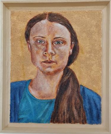 Greta Thunberg portrait thumb