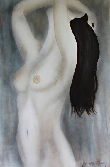 Original Expressionism Nude Paintings by Bridgette Allan