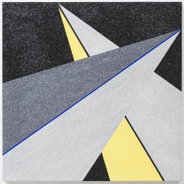 Saatchi Art Artist Kelly Brumfield-Woods; Painting, “Two Triangles, Blue” #art