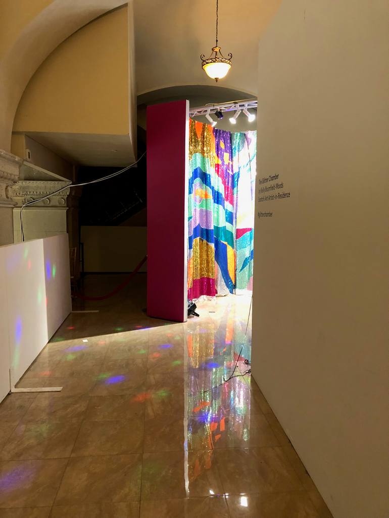 Original Abstract Installation by Kelly Brumfield-Woods