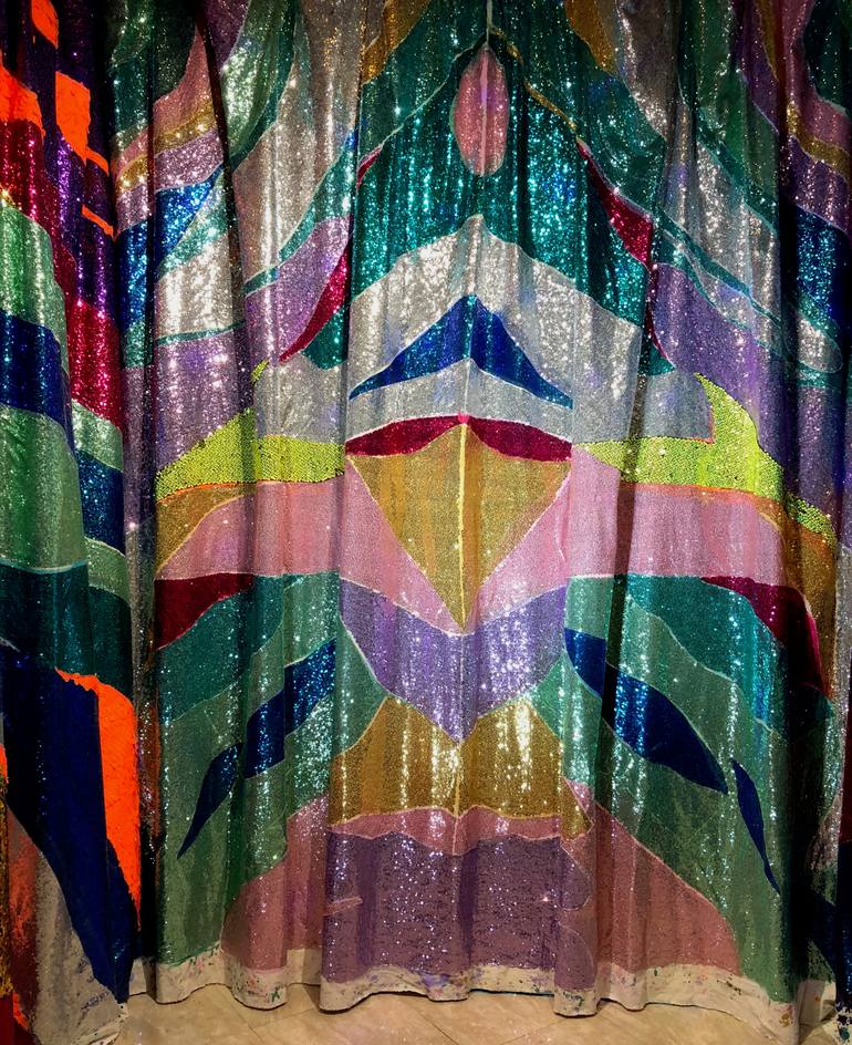 Original Abstract Installation by Kelly Brumfield-Woods