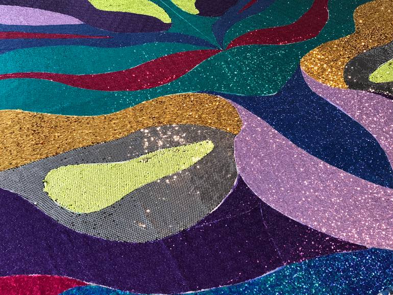 Original Abstract Installation by Kelly Brumfield-Woods