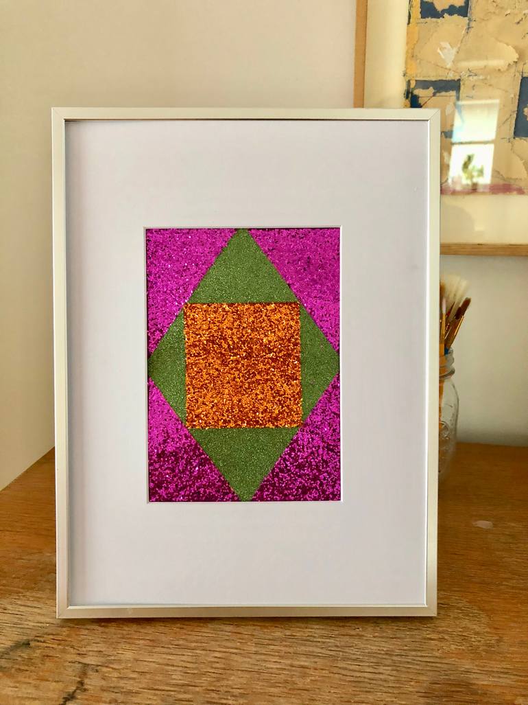 Original Geometric Abstract Painting by Kelly Brumfield-Woods
