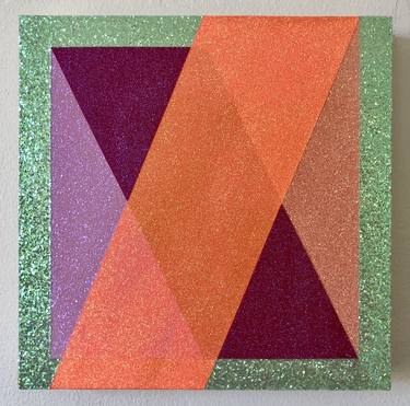 Original Abstract Geometric Paintings by Kelly Brumfield-Woods