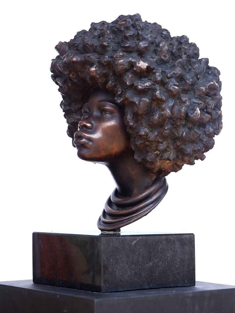 Original Modernism People Sculpture by Tsvetan Nikolov