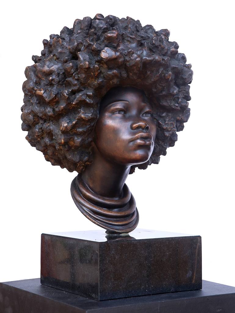 Original Modernism People Sculpture by Tsvetan Nikolov