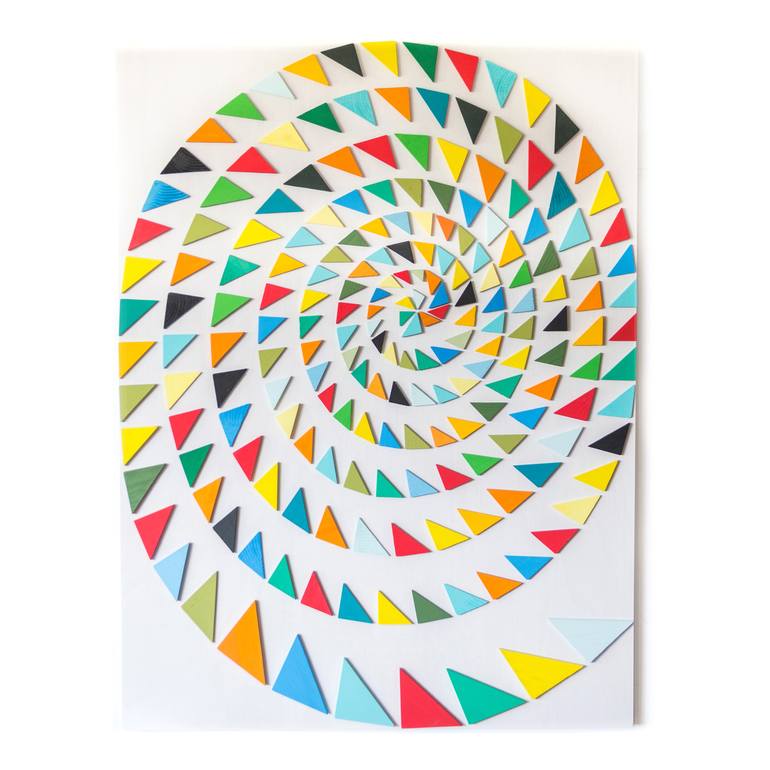 Original Geometric Collage by Liliana Stoica