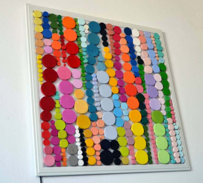 Original Minimalism Abstract Painting by Liliana Stoica