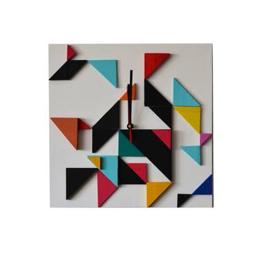 Original Abstract Geometric Installation by Liliana Stoica