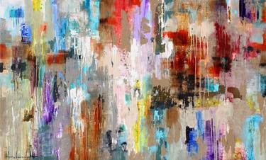 Original Abstract Expressionism Abstract Paintings by Ingeborg Herckenrath