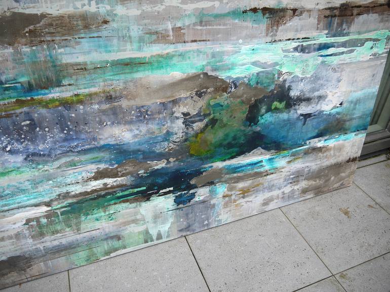 Original Abstract Painting by Ingeborg Herckenrath