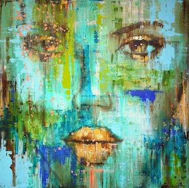 Original Expressionism Portrait Paintings by Ingeborg Herckenrath