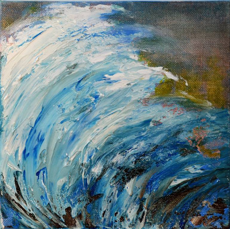 Riptide Painting by Jill Perla | Saatchi Art