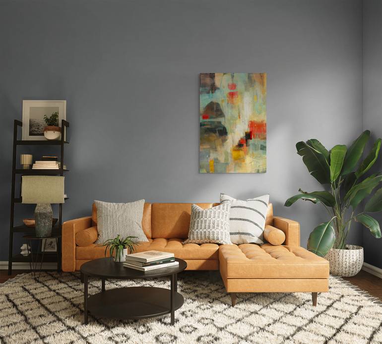 Original Abstract Painting by Charles Thomas