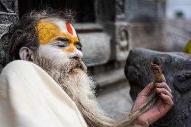 A sadhu near Pashupatinath Temple - Limited Edition #1 of 10 thumb