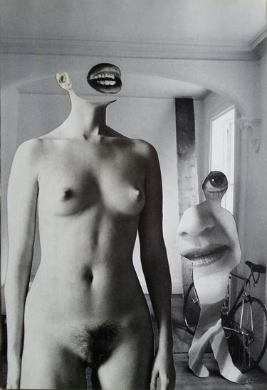 Original Dada People Collage by Paul Forde Ciallis