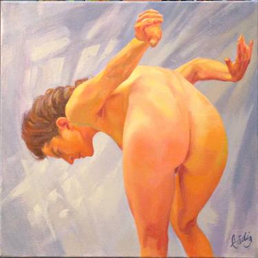 Original Figurative Nude Paintings by FADIZ ALVAREZ