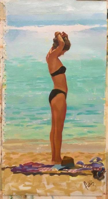 Original Beach Paintings by FADIZ ALVAREZ