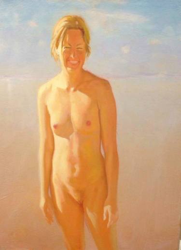 Original Figurative Nude Paintings by FADIZ ALVAREZ