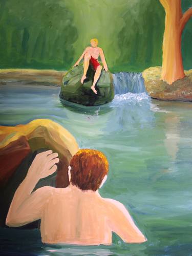Original Figurative Men Paintings by Timothy Forry