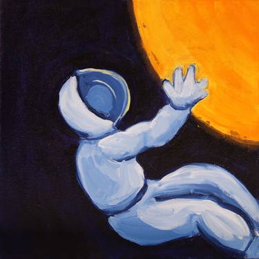 Original Figurative Outer Space Paintings by Timothy Forry