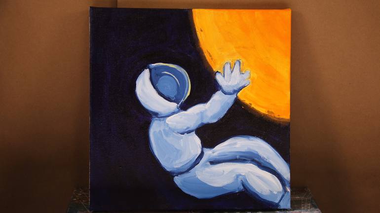Original Figurative Outer Space Painting by Timothy Forry