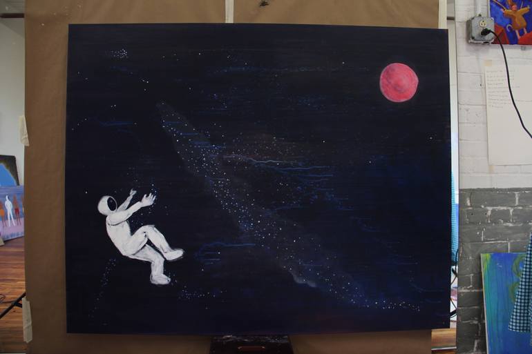 Original Figurative Outer Space Painting by Timothy Forry