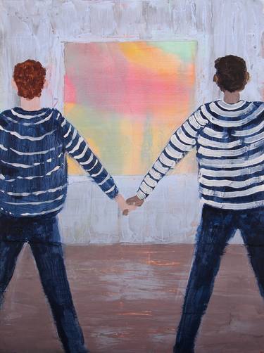 Print of Figurative Love Paintings by Timothy Forry