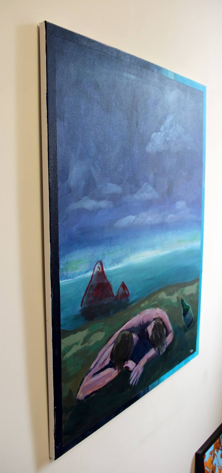 Original Beach Painting by Timothy Forry