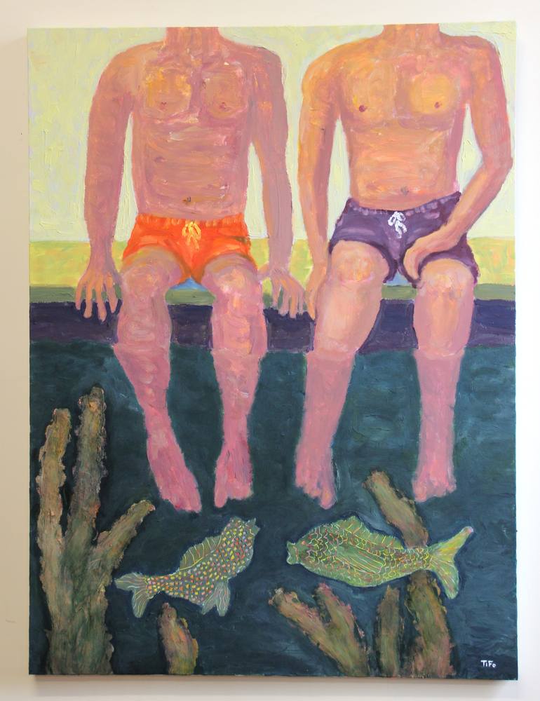 Original Abstract Love Painting by Timothy Forry