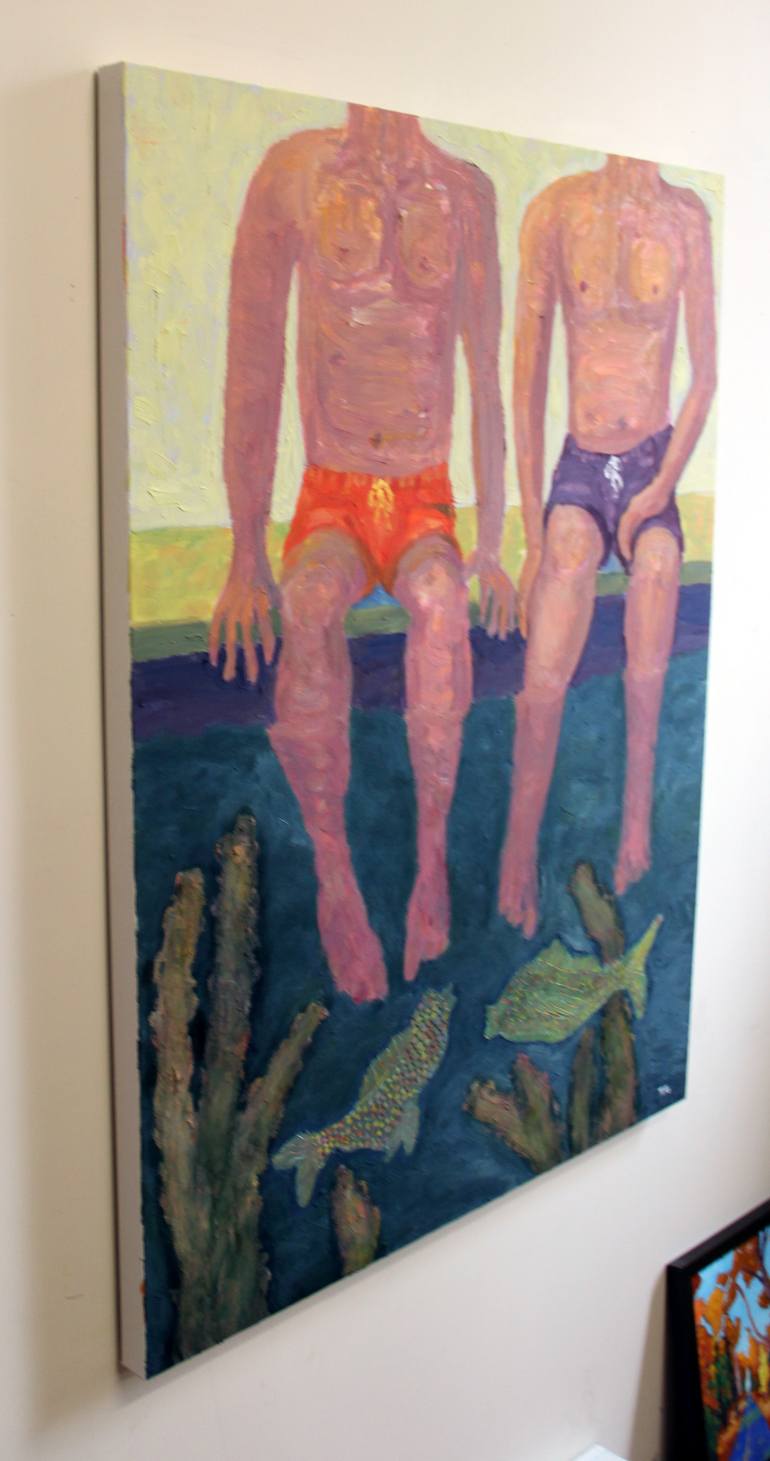 Original Abstract Love Painting by Timothy Forry