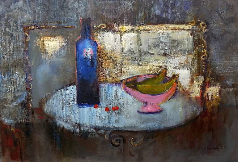 still life with a mirror Painting by svetlana yaseneva | Saatchi Art