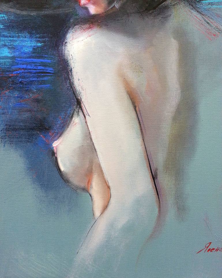 Original Figurative Nude Painting by Svetlana Yaseneva