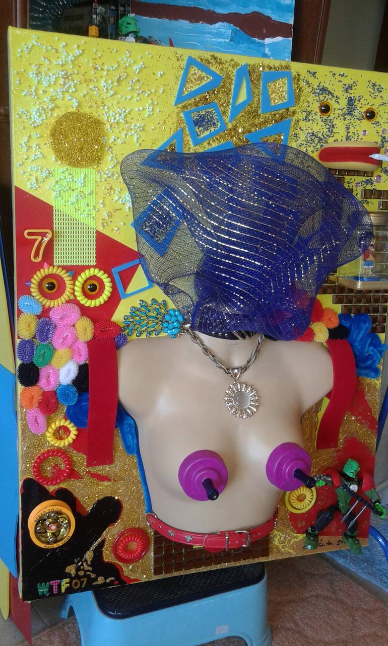 Original Abstract Body Painting by Christopher Newton