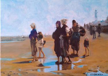 Print of Fine Art Beach Paintings by Christopher Newton