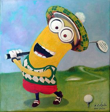 Minion Golfer - Artist - Chris Newton thumb