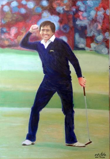 Seve Ballesteros - Golf - Artist Chris Newton thumb