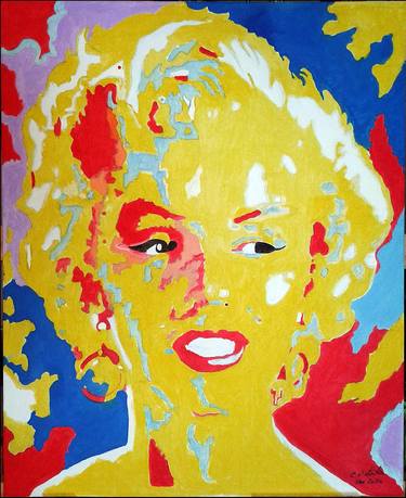 Marilyn Monroe - Pop Art Style - Artist - Chris Newton thumb