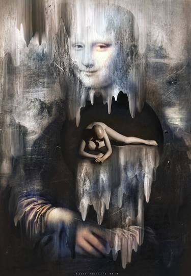 Original Surrealism People Mixed Media by Carlos  Paulo  Costa Ferreira