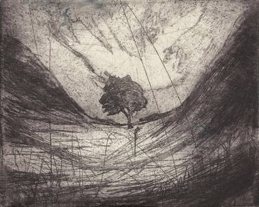 Print of Landscape Printmaking by Jack Whitwell