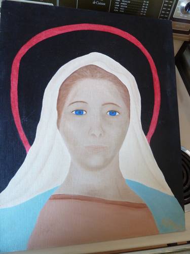 Print of Figurative Religion Paintings by JOLY       Mary Deborah Kelly hould
