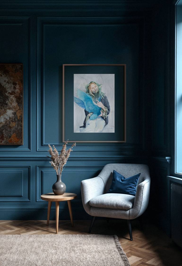 Original Contemporary People Painting by Irina Lesik