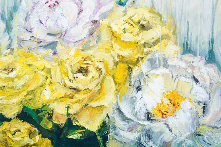 Original Floral Painting by Irina Lesik