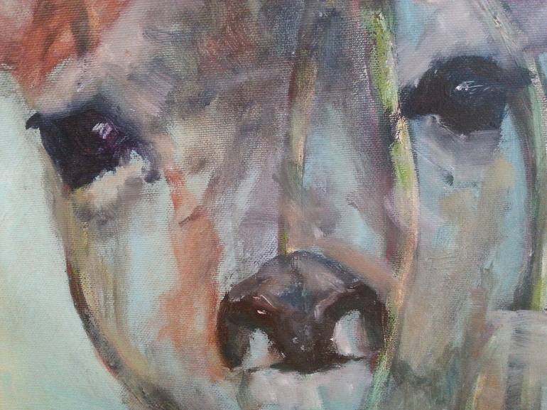 Original Figurative Animal Painting by Jacqueline Engels