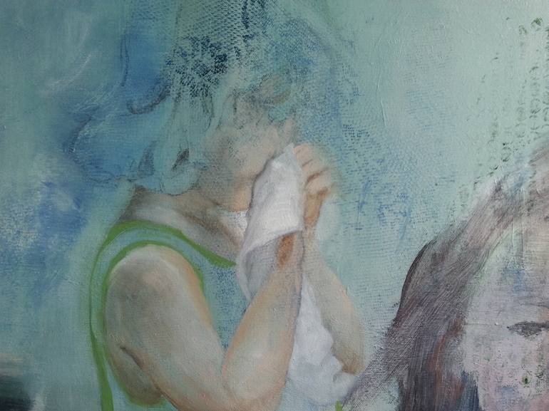 Original Figurative People Painting by Jacqueline Engels